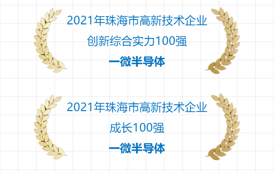 一微半導體成功入選2021年珠海市高新技術(shù)企業(yè)雙“百強”榜單